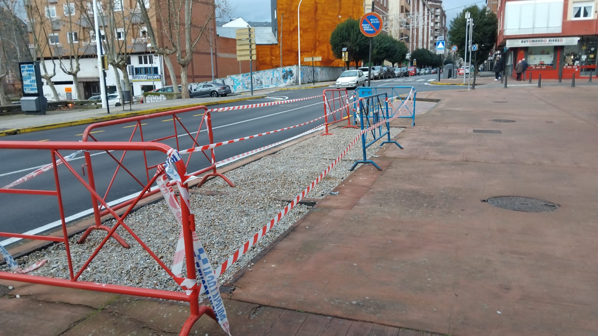 Zonas en las que se han clausurado los contenedores soterrados. 