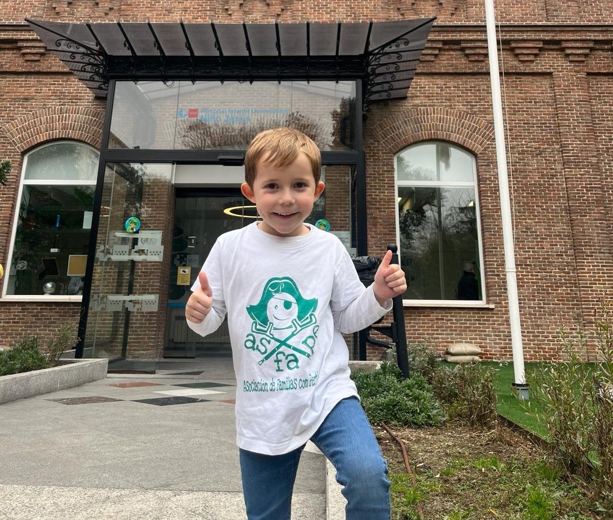 Sergio, en una de sus últimas consultas en el Hospital Niño Jesús de Madrid. | L.N.C.