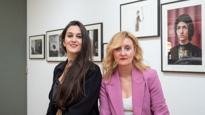 Ana Valiño y Carmen Coque en cartografía del alma. VICENTE GARCÍA