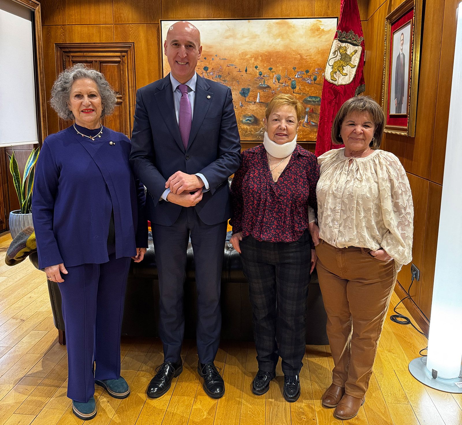 Recepción de la asociación de Águedas