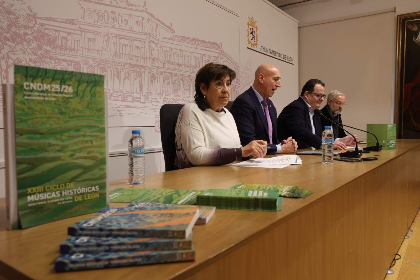 Un instante de la presentación del XXIII Ciclo de Músicas Históricas de León. | FERNANDO OTERO