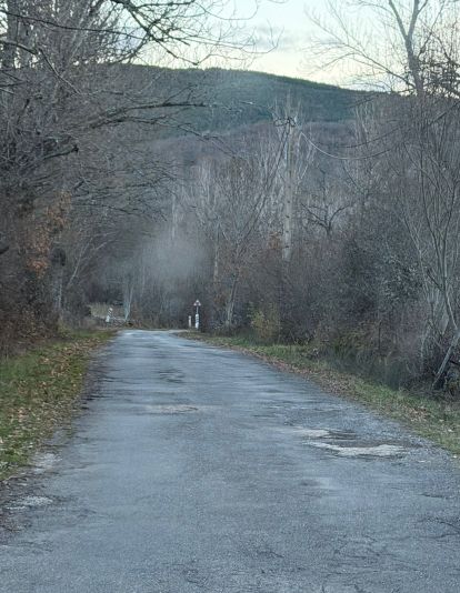 Vista de la carretera de acceso a Aviados.(1)
