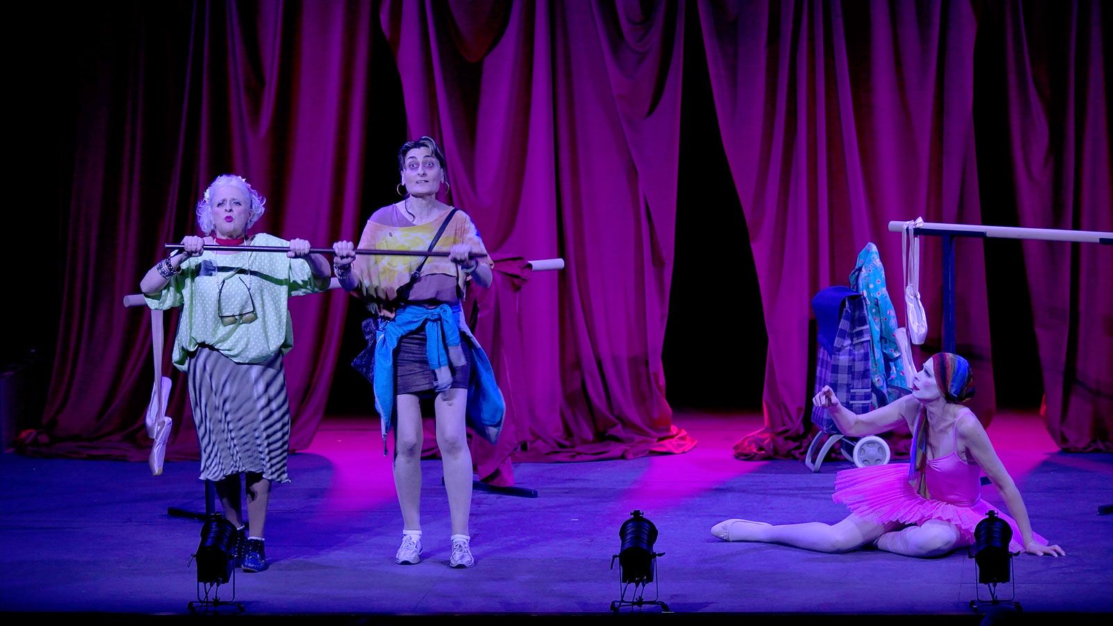 Una escena de la obra de teatro ‘Lo nunca visto’.  | L.N.C