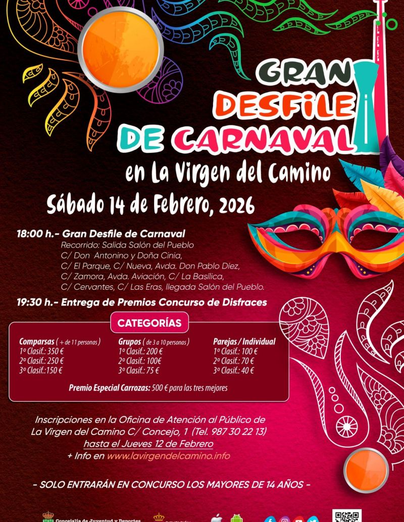carnaval la virgen camino