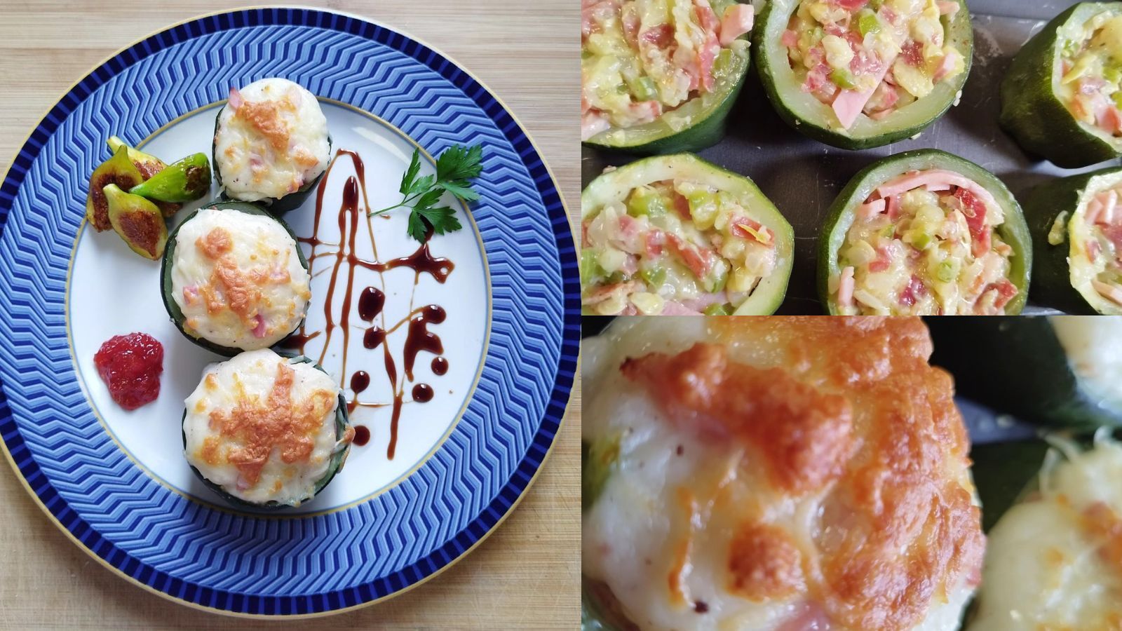 Receta de calabacín con dos jamones de Marcelo Ramón.