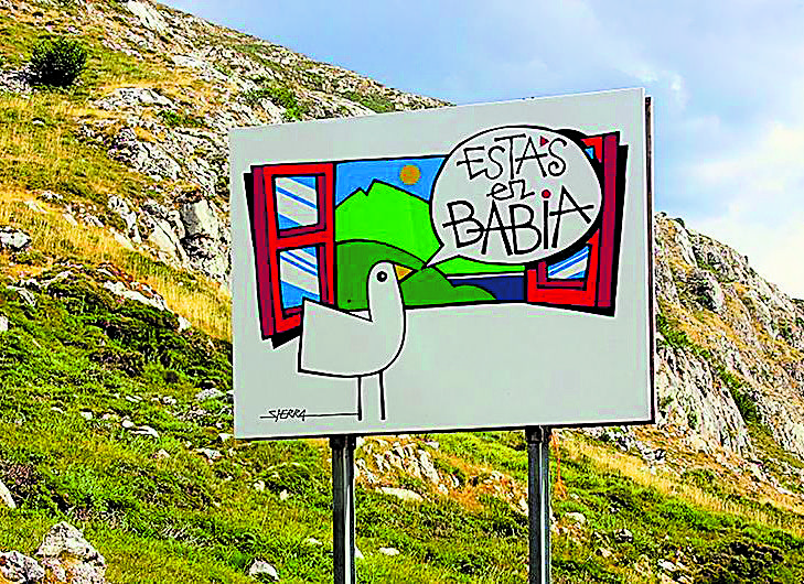 Cartel de ‘Estás en Babia' elaborado por Manuel Sierra. | L.N.C.
