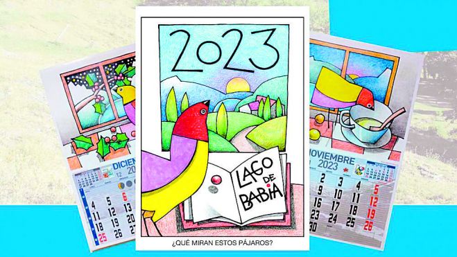 Imagen del calendario elaborado con las obras de Manuel Sierra. | L.N.C.