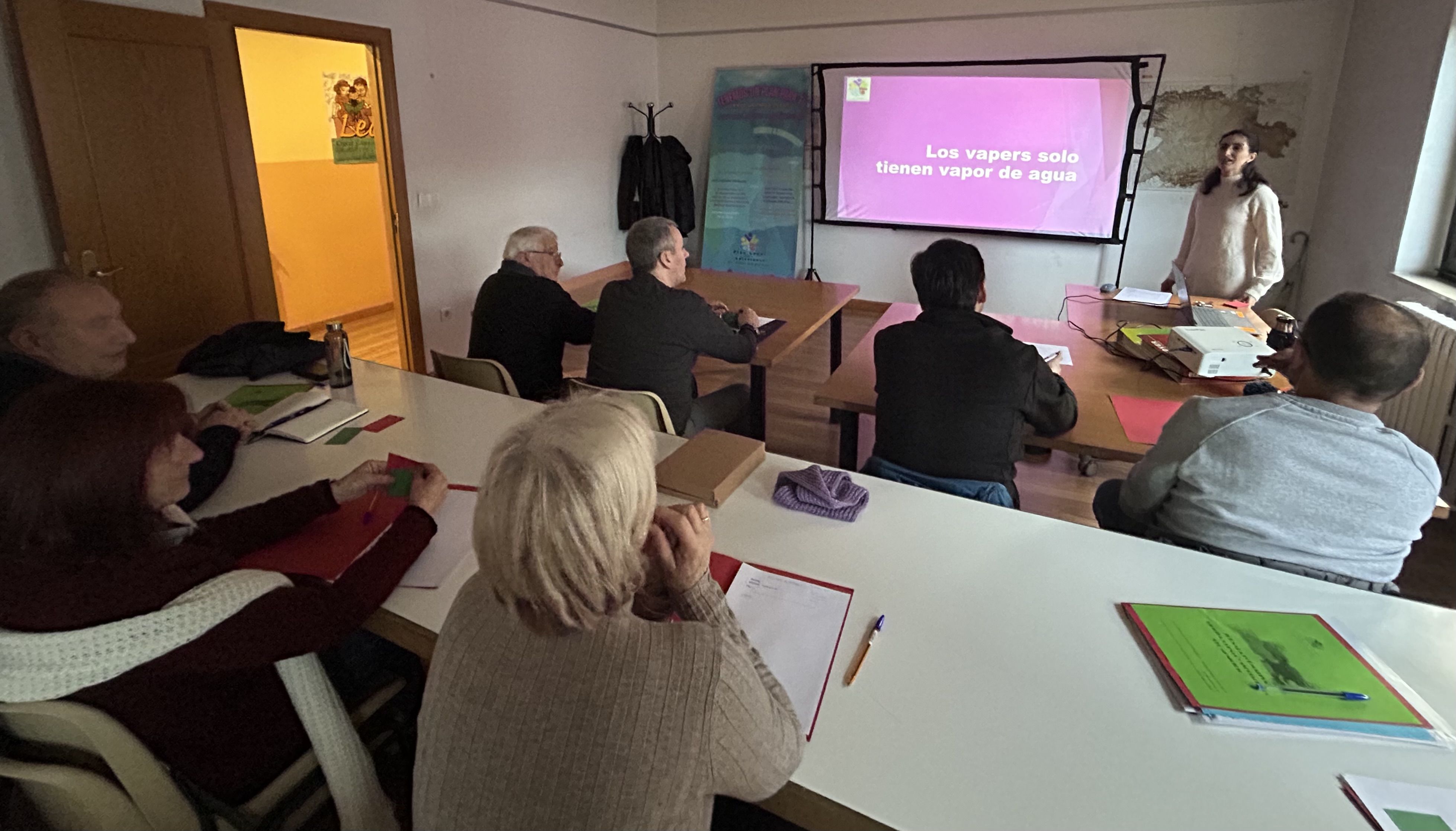 Un instante de la jornada formativa emarcada dentro del Plan Local sobre Adicciones de San Andrés del Rabanedo. | L.N.C.