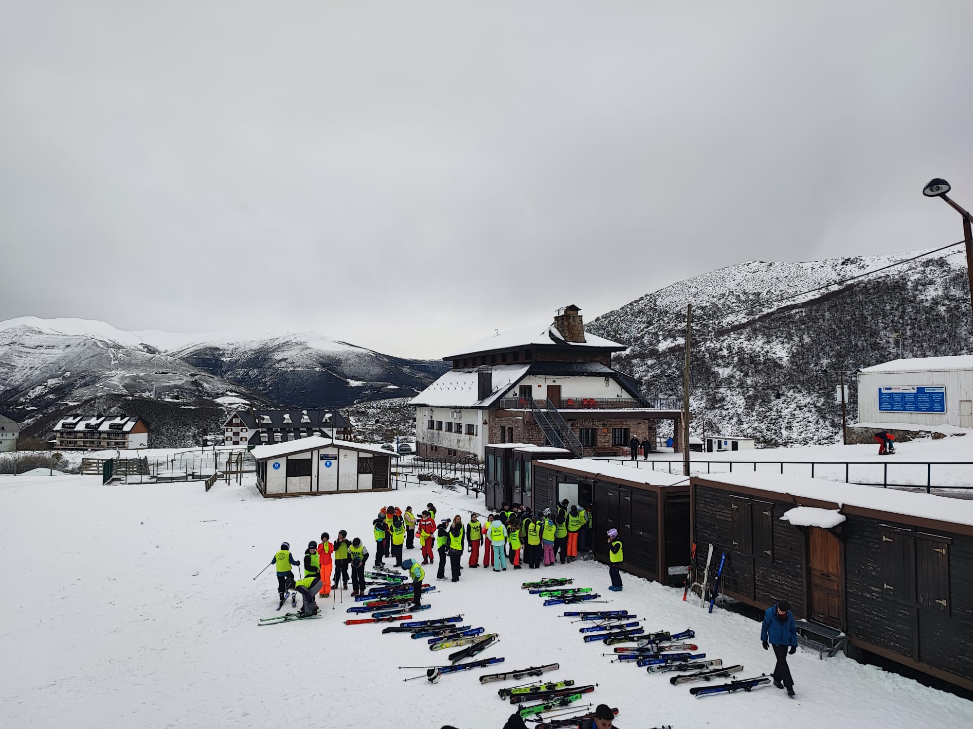 Imagen del estado actual de la estación invernal y de montaña Valgrande Pajares. | L.N.C.