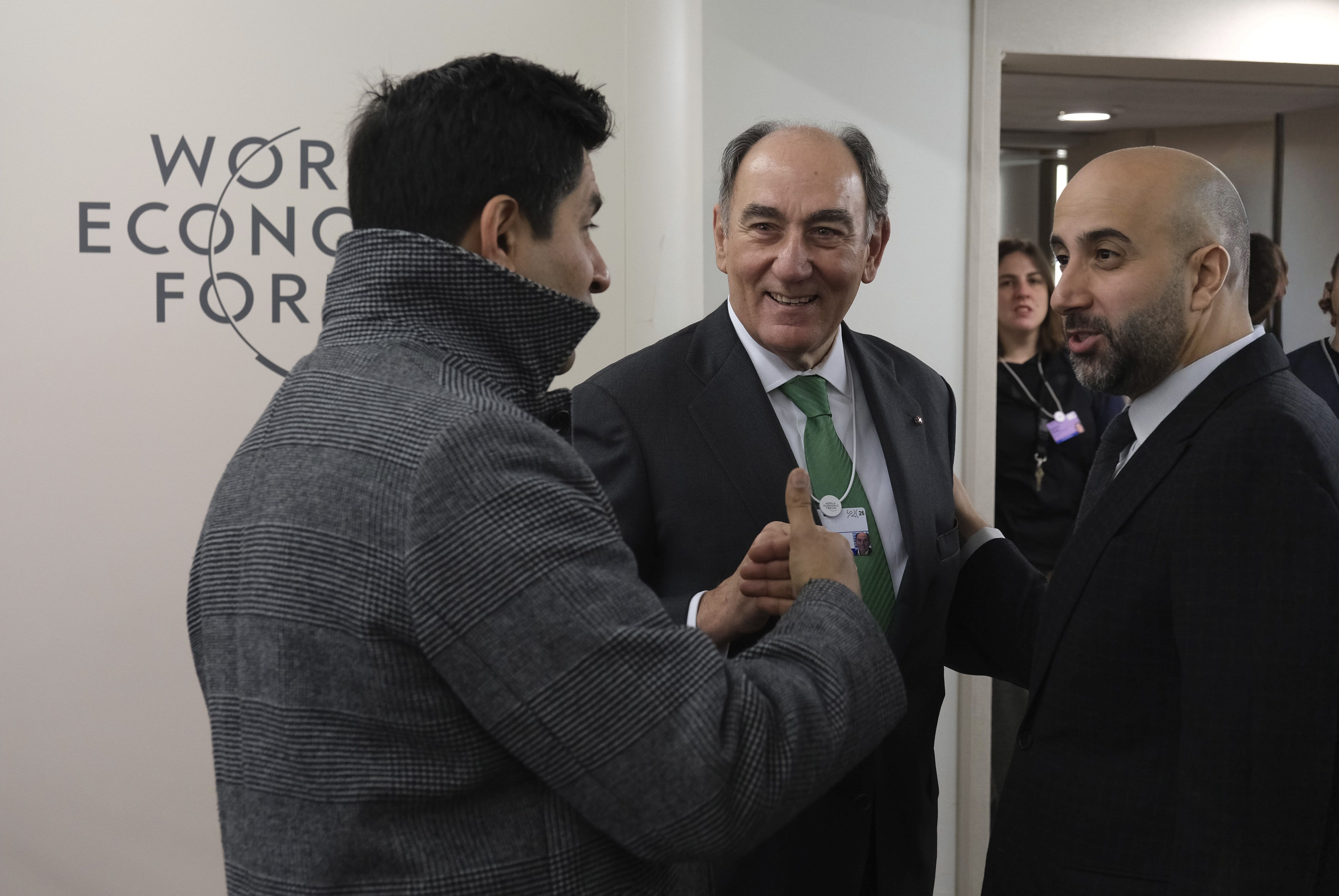 Ignacio Galán en Davos