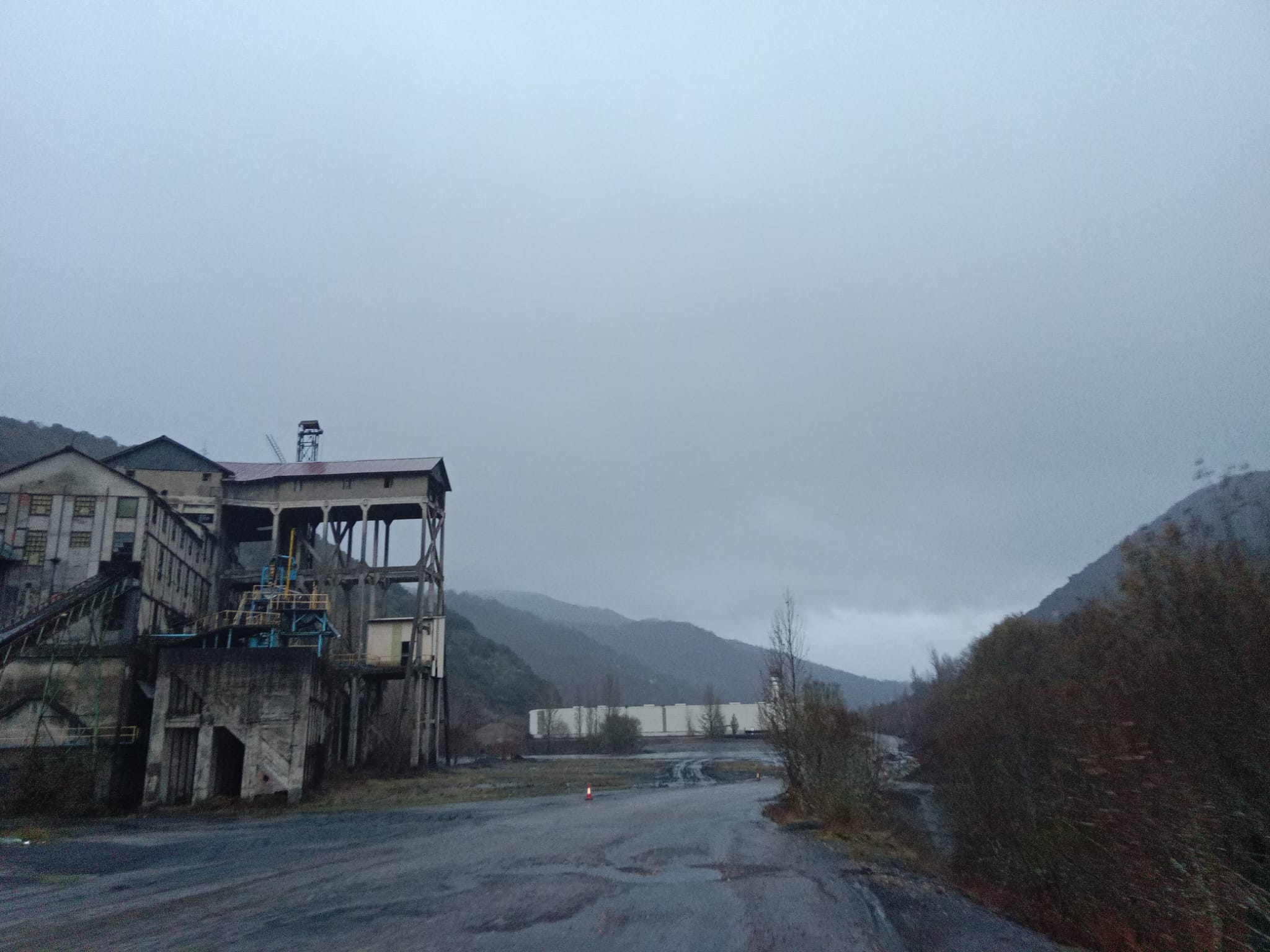 Zona por la que hay que pasar tras el desprendimiento. | V.S.