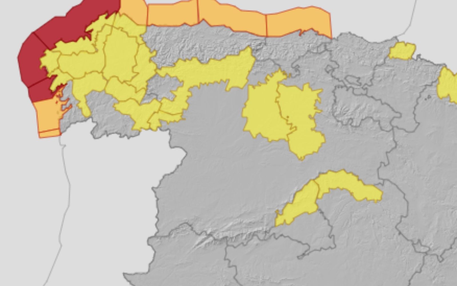 Avisos meteorológicos en Castilla y León, este jueves | AEMET 