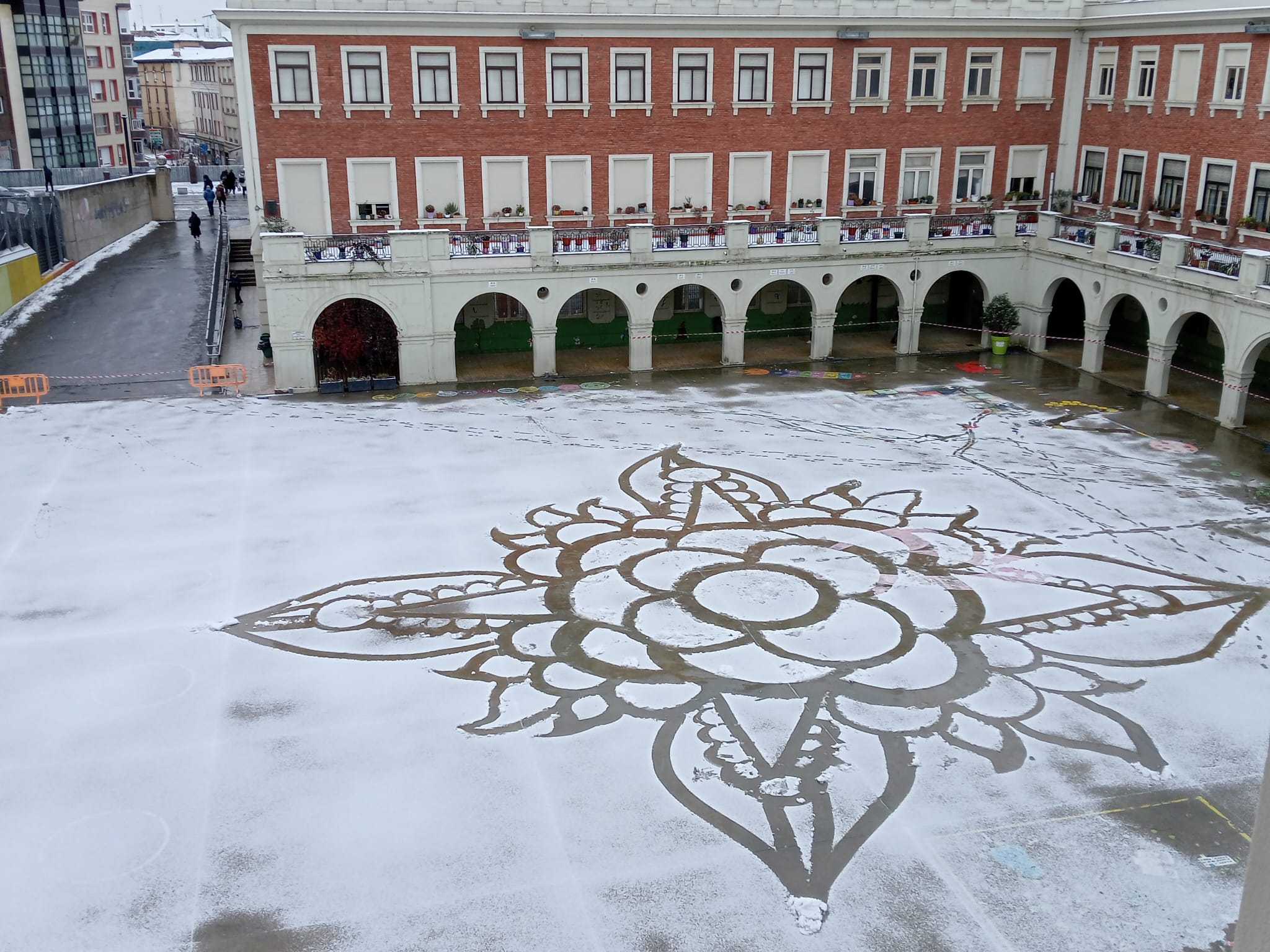 Las fotos de la nevada en León capital.