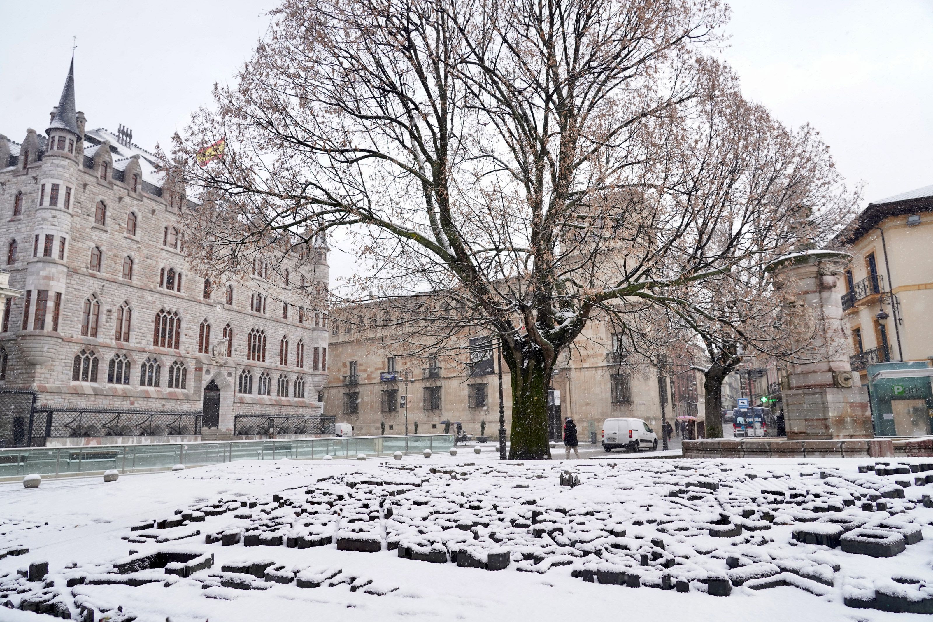 Las fotos de la nevada en León capital.