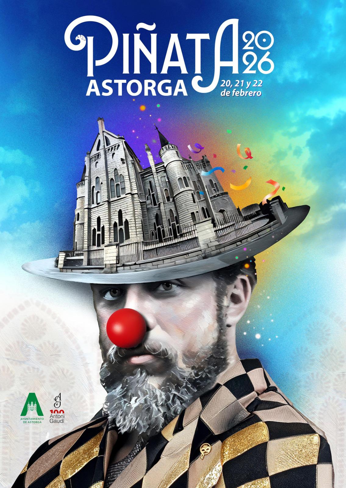Cartel de la Piñata de Astorga de 2026. 