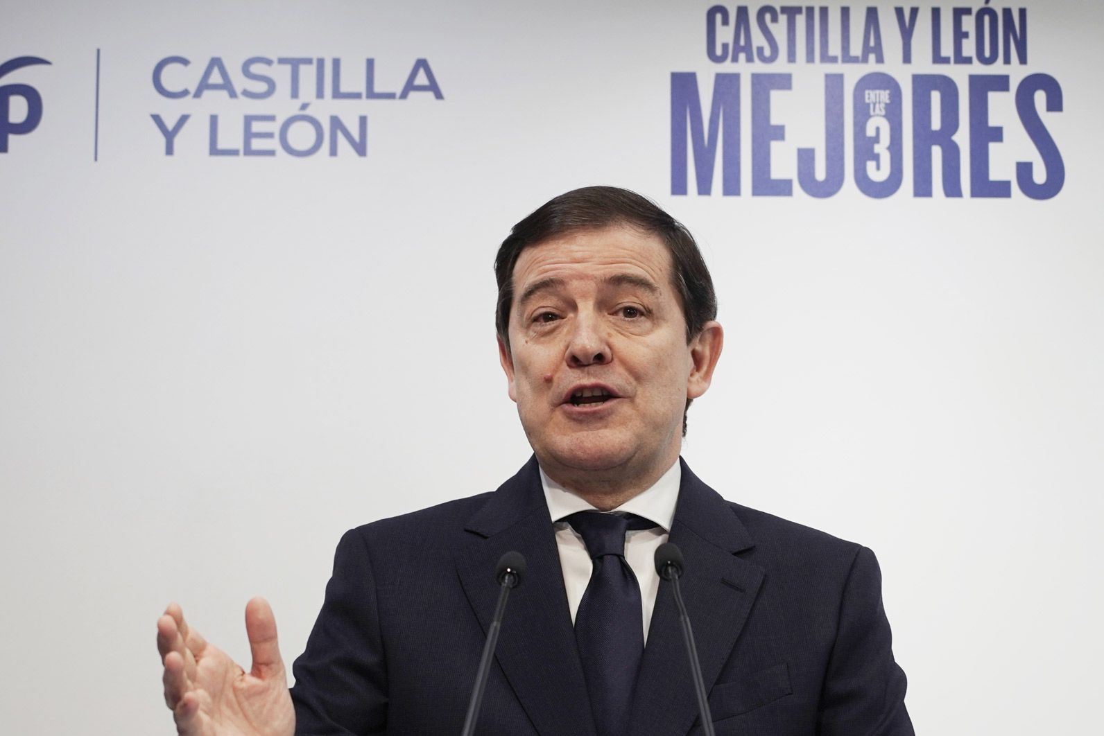 El presidente del Partido Popular de Castilla y León y candidato a la Presidencia de la Junta, Alfonso Fernández Mañueco. | ICAL