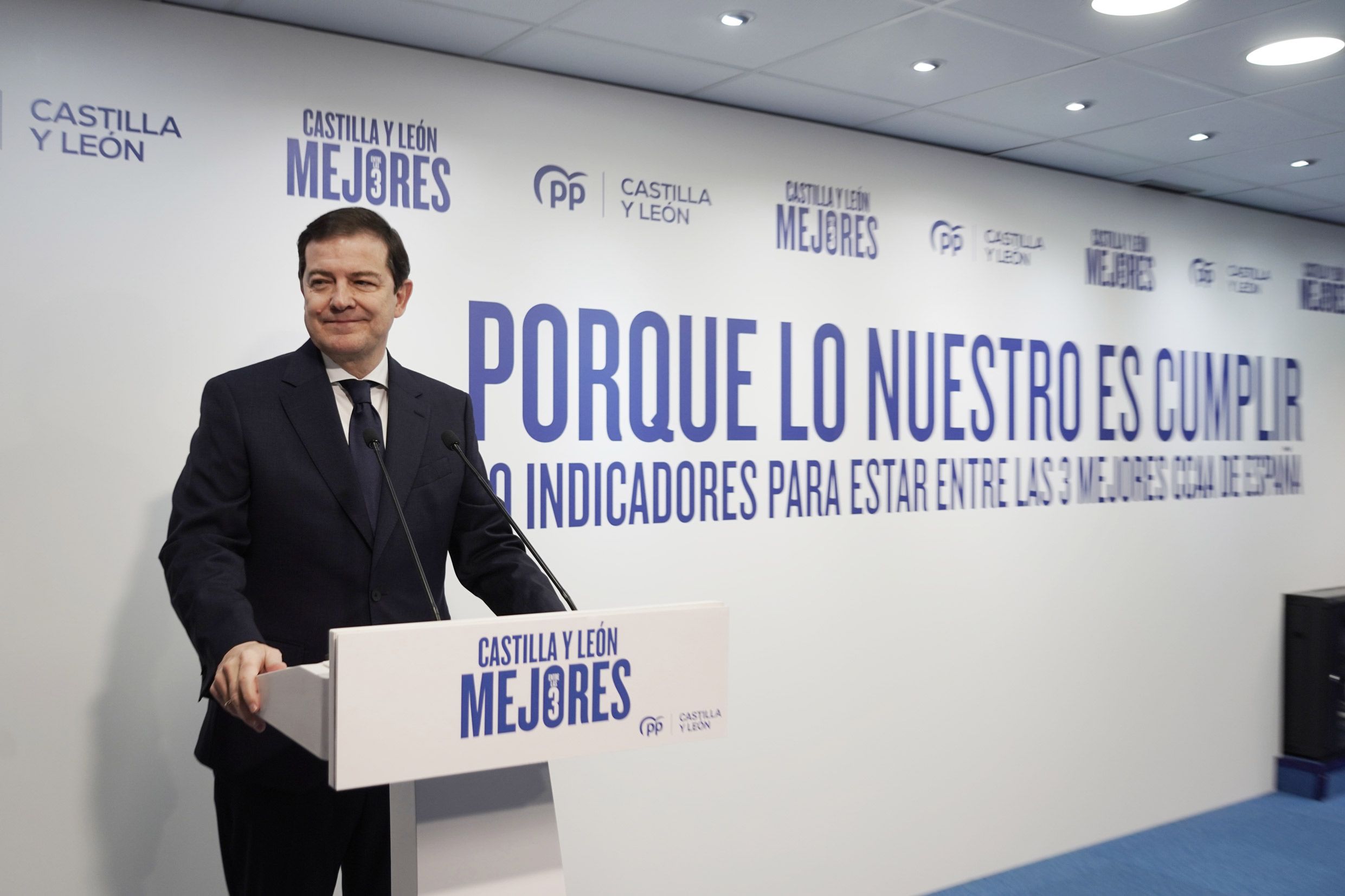 El presidente del Partido Popular de Castilla y León, Alfonso Fernández Mañueco. | ICAL