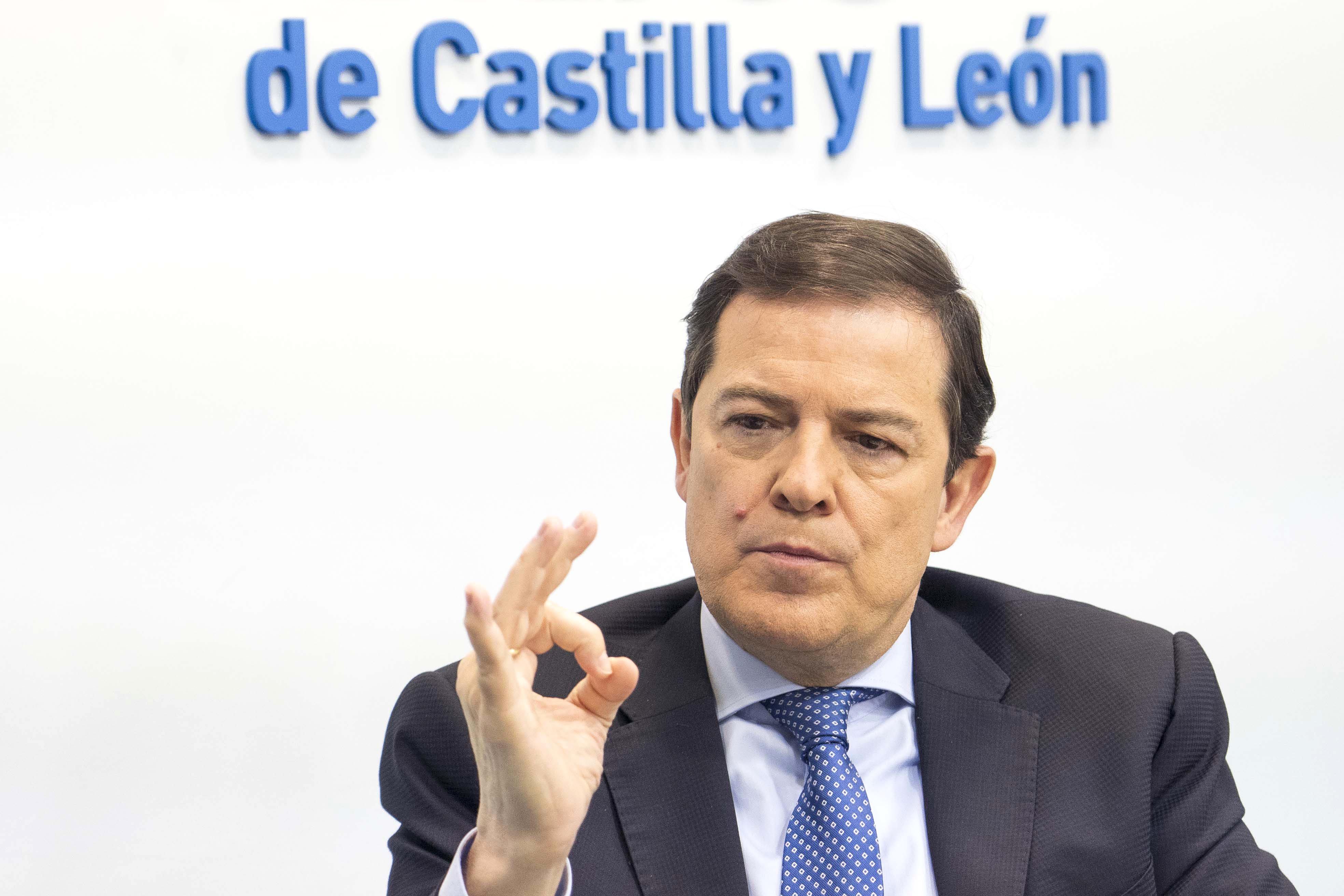 El candidato del PP a la reelección como presidente de la Junta, Alfonso Fernández Mañueco. | MIRIAM CHACÓN (ICAL)