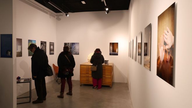 Una imagen de la sala, que acogerá la muestra hasta el próximo 16 de febrero. | FERNANDO OTERO Una imagen de la sala, que acogerá la muestra hasta el próximo 16 de febrero. | FERNANDO OTERO