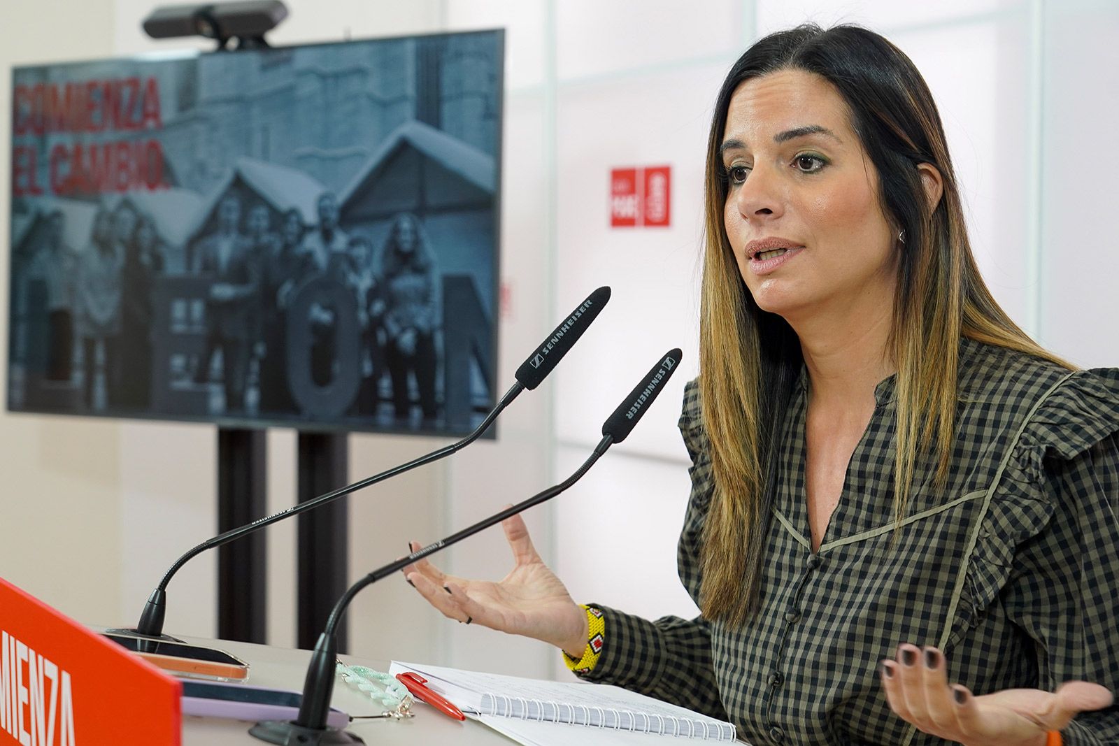 Nuria Rubio, durante su intervención de este martes