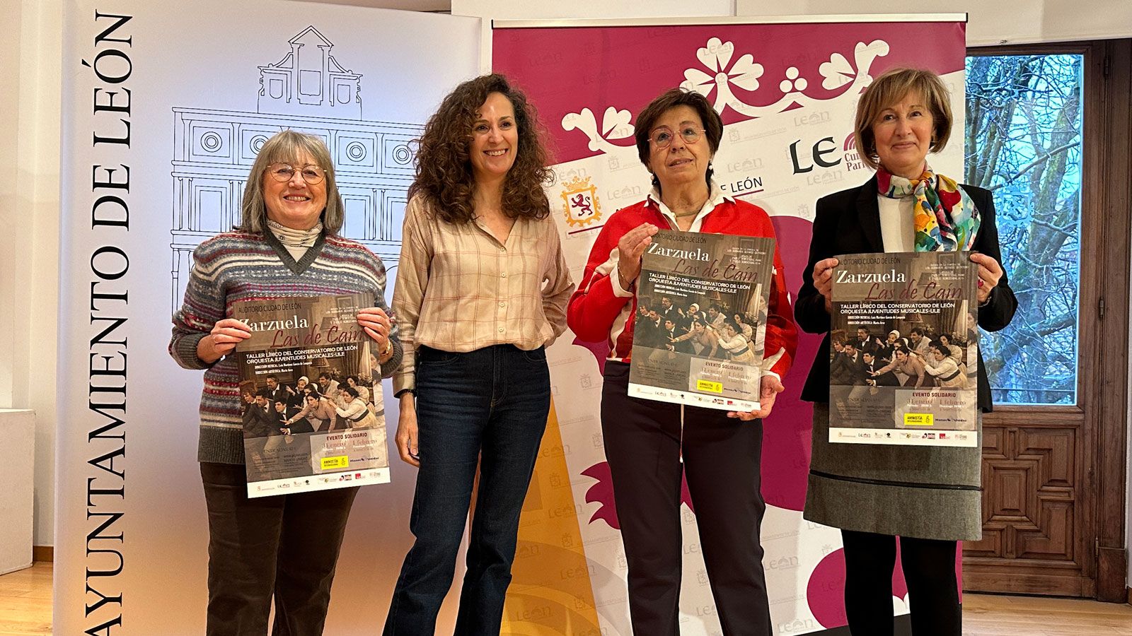 Un instante de la presentación de la zarzuela 'Las de Caín', que llega este fin de semana a León. | L.N.C