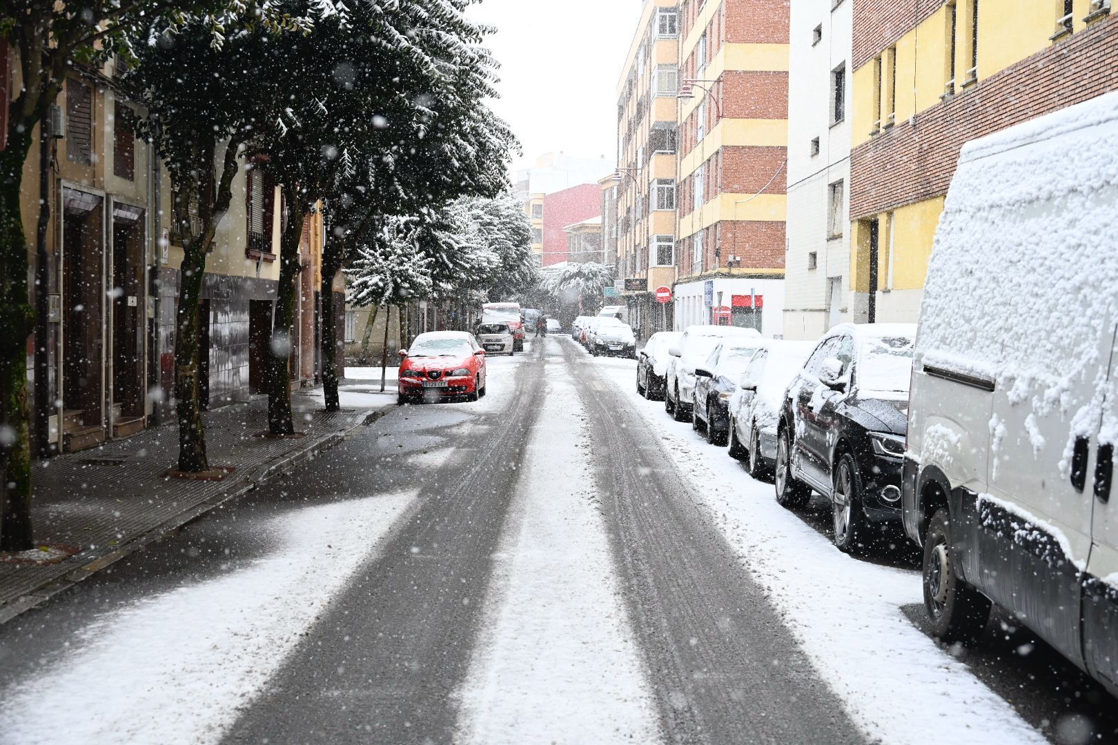 La borrasca Kristin tiñe León de blanco (3)