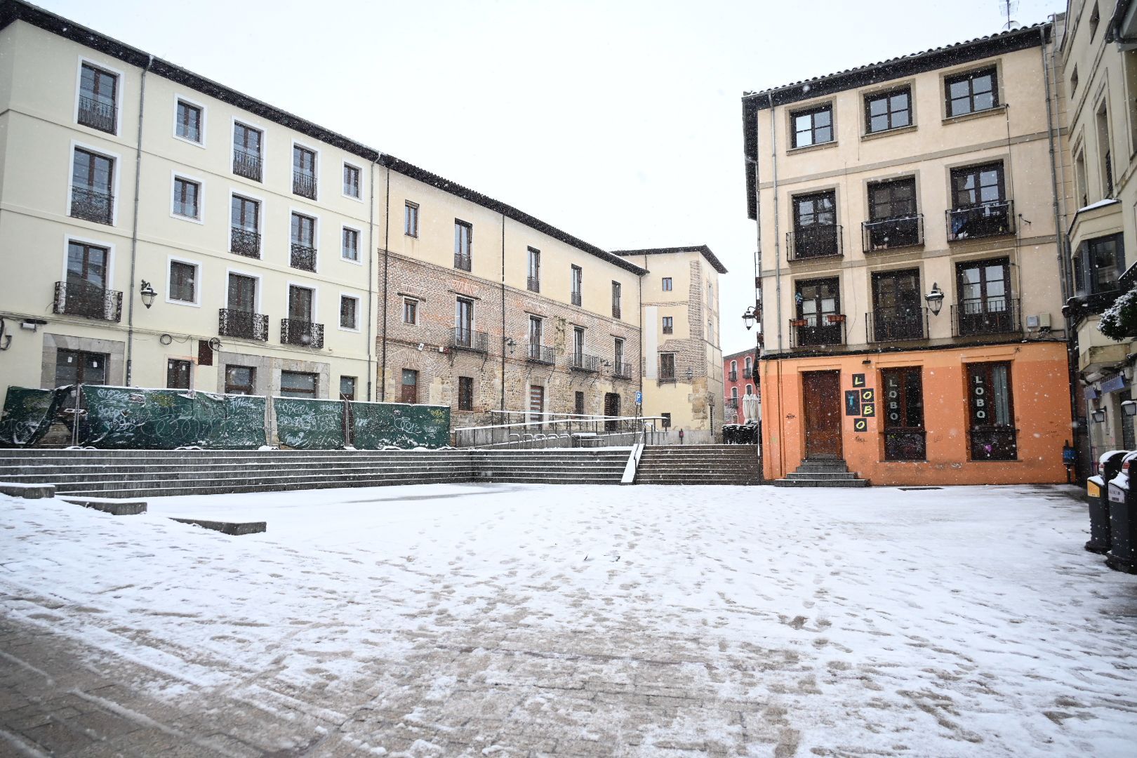 La borrasca Kristin tiñe León de blanco (11)