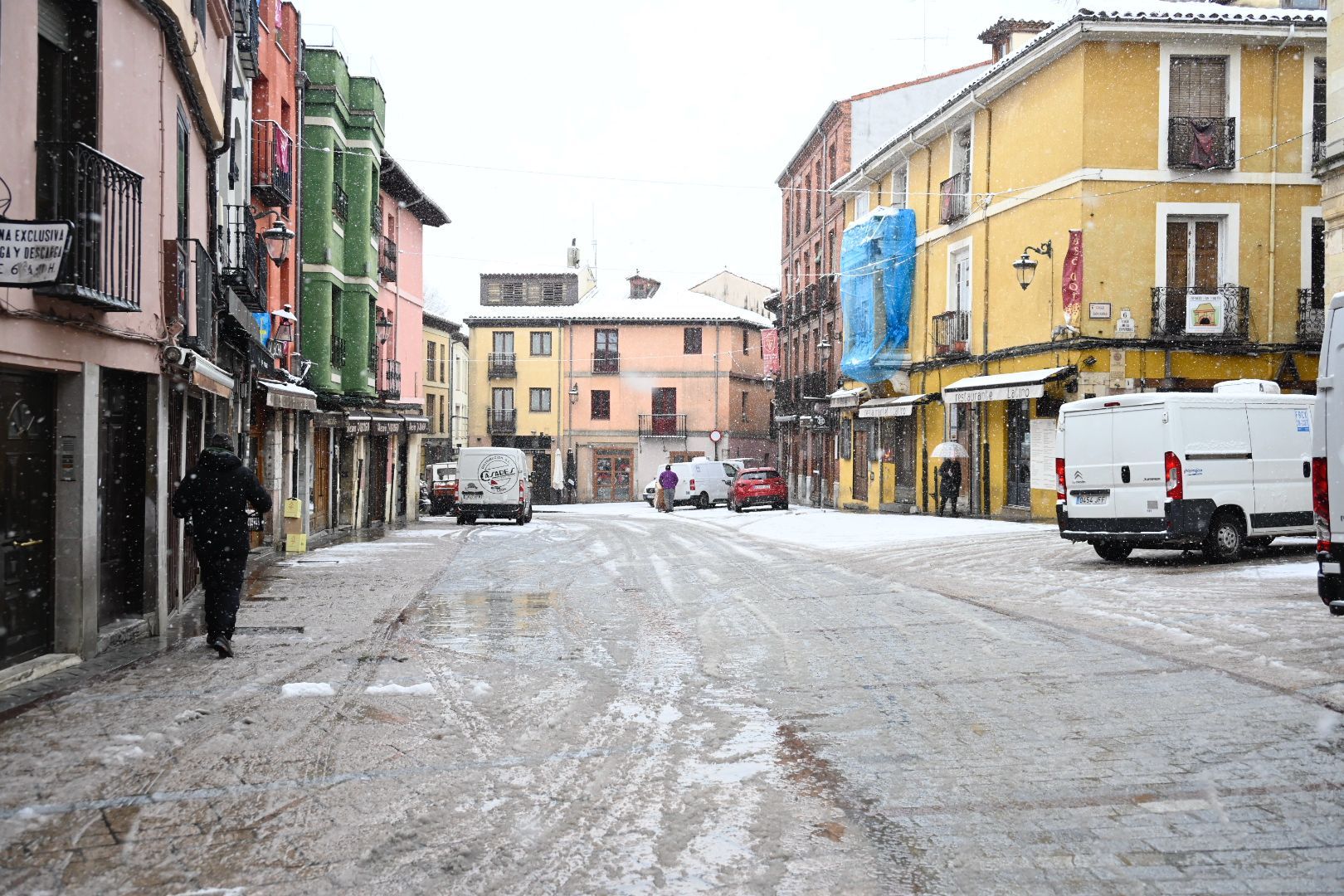 La borrasca Kristin tiñe León de blanco (12)