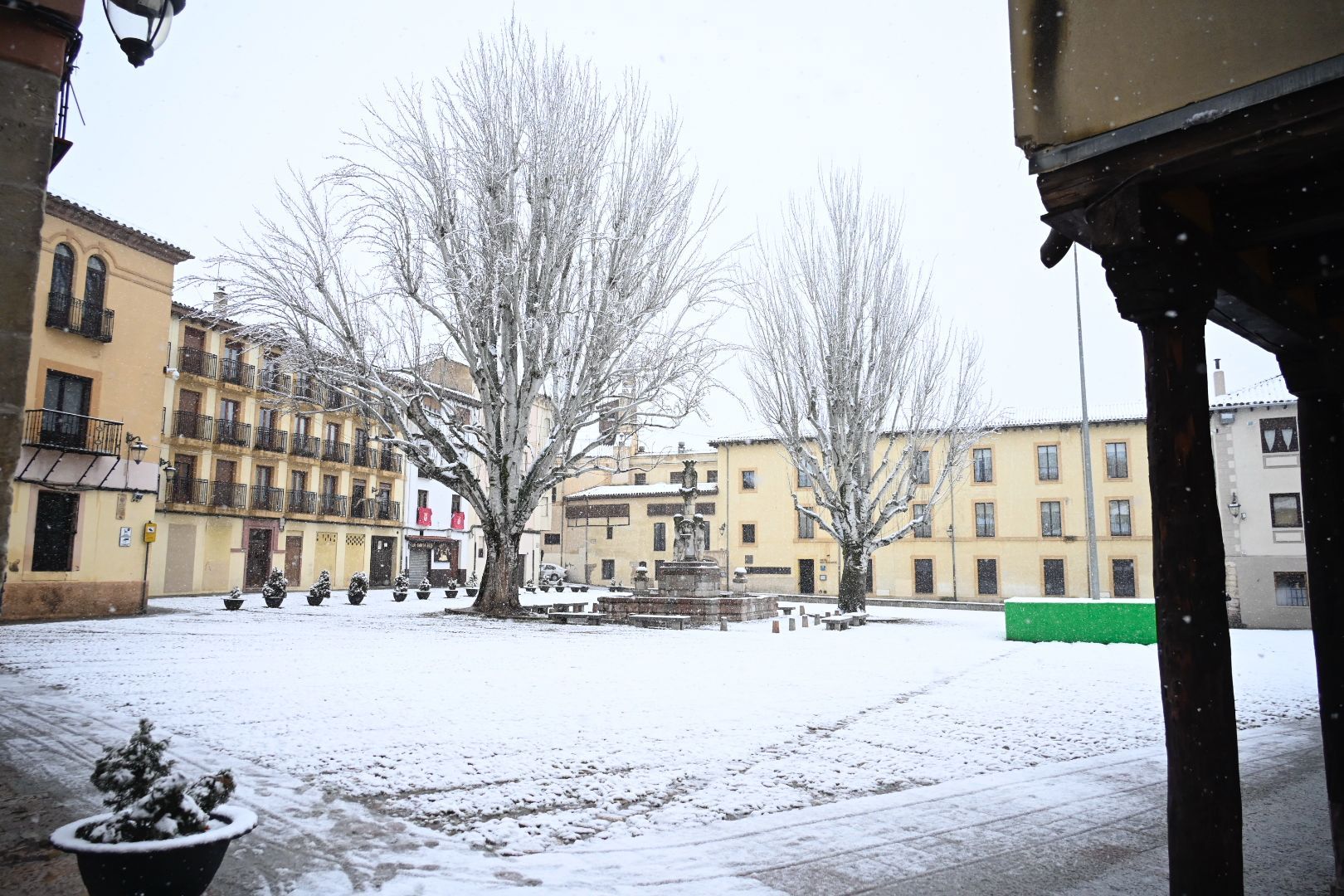 La borrasca Kristin tiñe León de blanco (13)