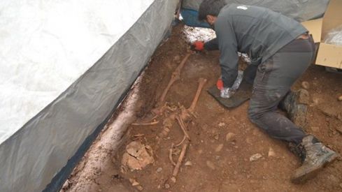 Trabajos de exhumación del cuerpo de Girón. | SPUNIK LABREGO