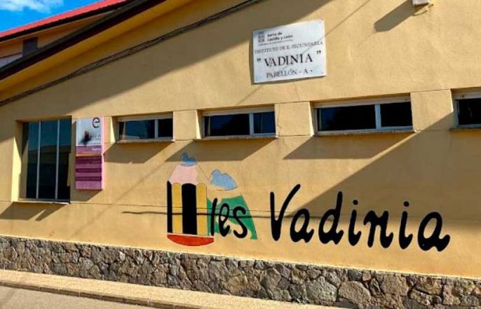 Imagen de archivo del IES Vadinia, ubicado en Cistierna. | L.N.C.