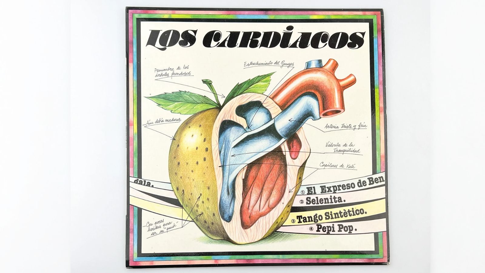 La portada que realizó el artista leonés Manuel Jular para la portada del disco de Los Cardiacos, ‘El expreso de Bengala’. La portada que realizó el artista leonés Manuel Jular para la portada del disco de Los Cardiacos, ‘El expreso de Bengala’.