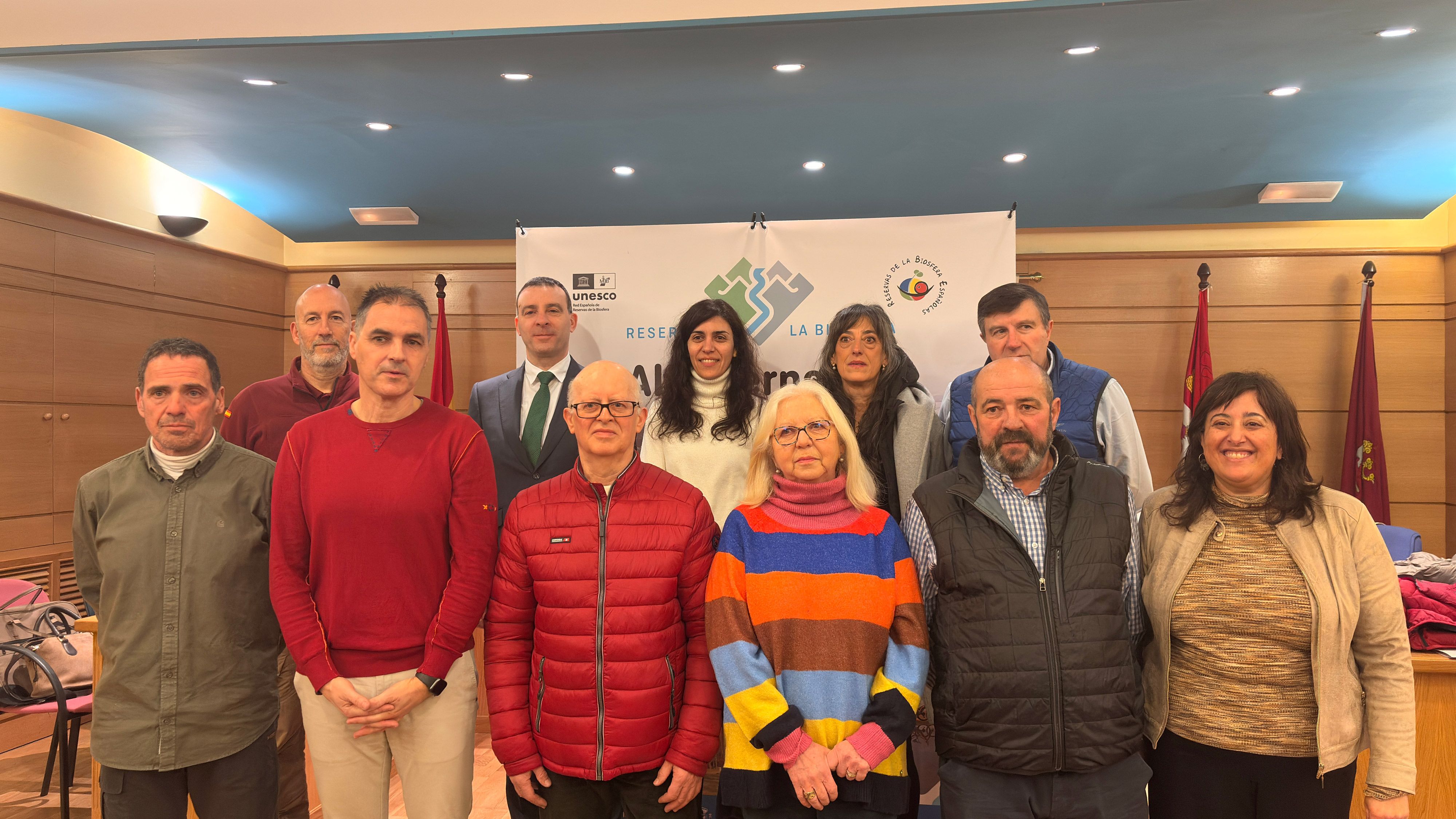 El nuevo patronato y la gestora de la RB Alto Bernesga. | L.N.C. 