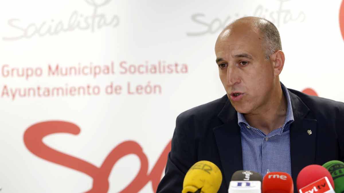 El portavoz del PSOE en el Ayuntamiento de León, José Antonio Diez. | ICAL