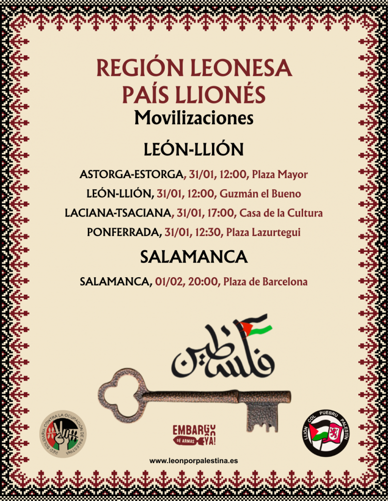 manifestación palestina