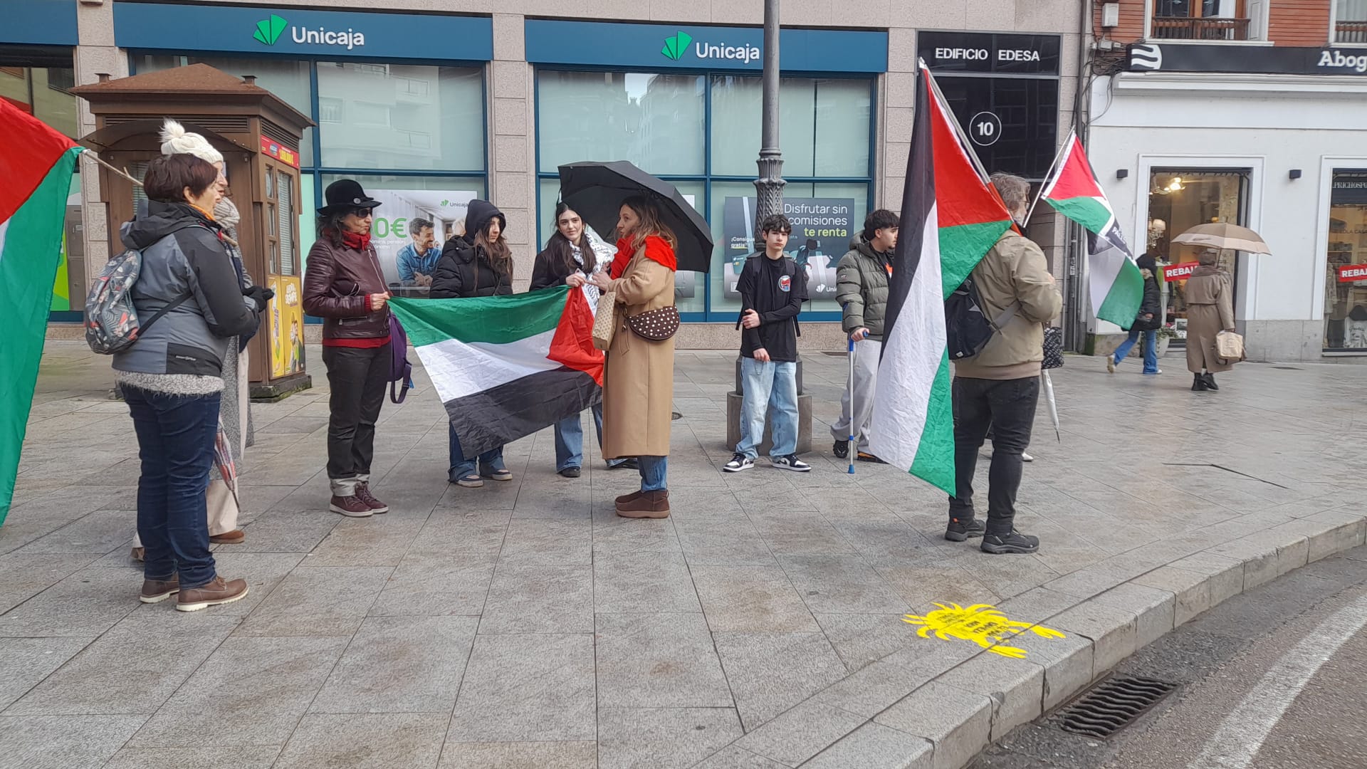 Momentos de la movilización en Ponferrada.| MAR IGLESIAS