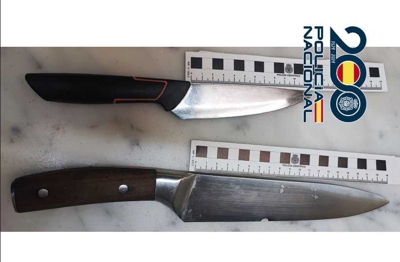 Los cuchillos de grandes dimensiones localizados. 