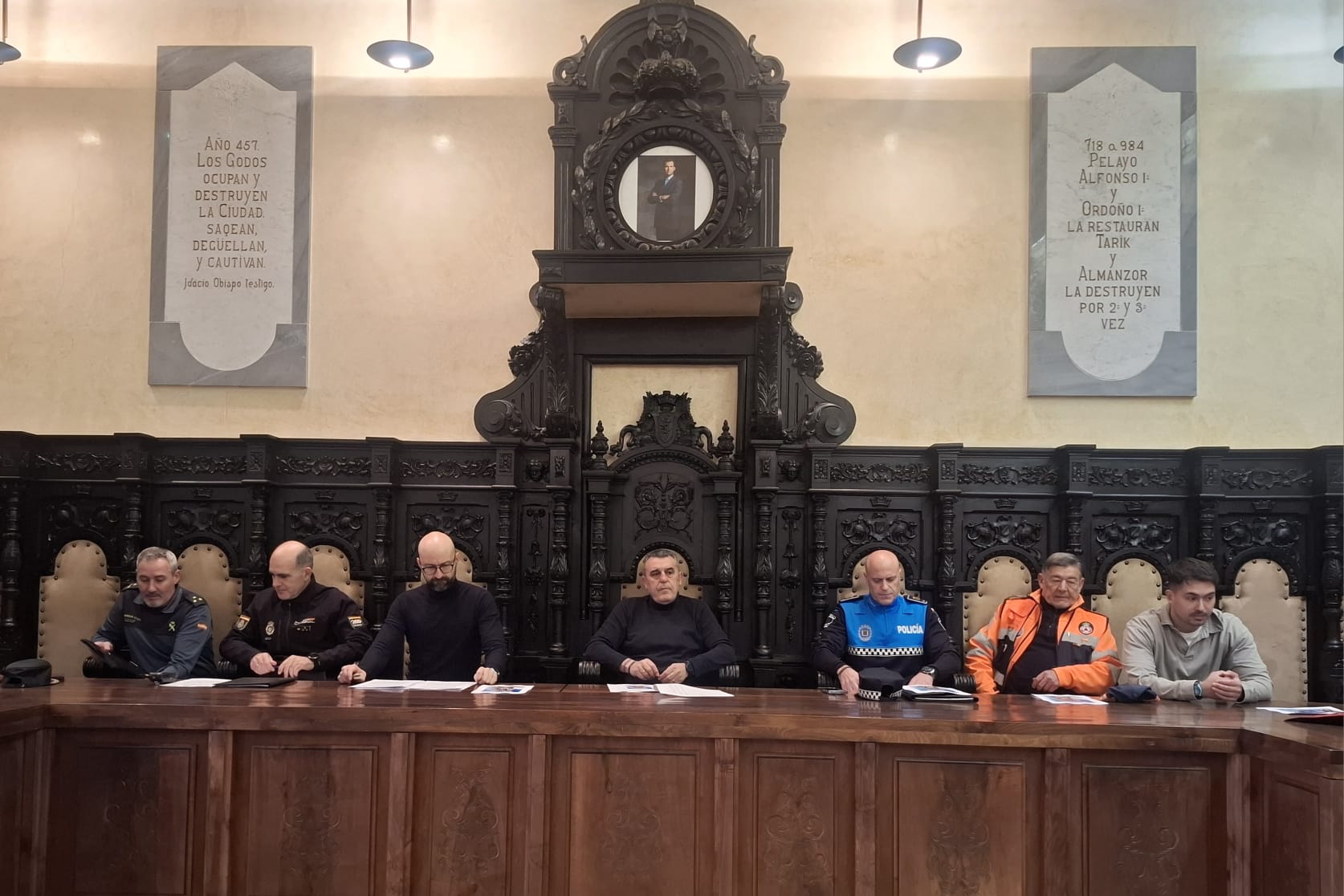 Reunión de la Junta Local de Seguridad de Astorga. | L.N.C.