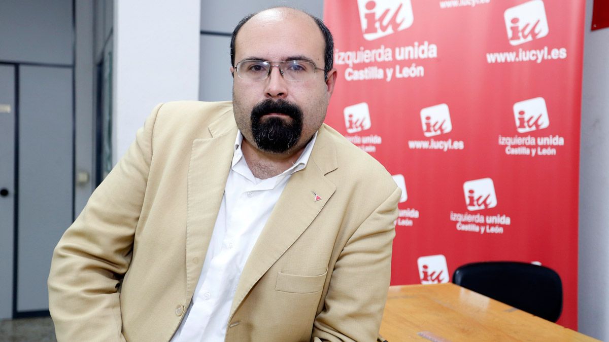 Santiago Ordoñez, candidato a la alcaldía del Ayuntamiento de León por Izquierda Unida. | ICAL