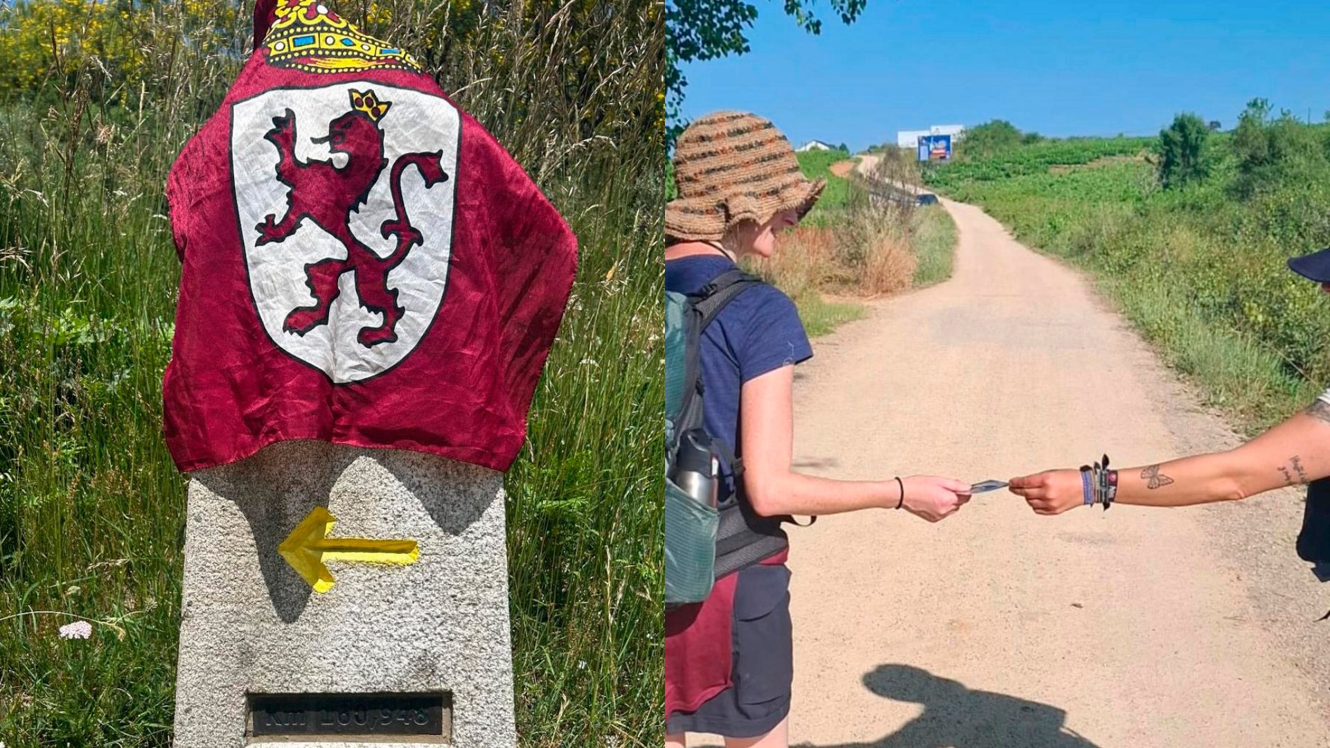 Momentos de la ruta realizada el año pasado, que ahora quieren repetir los jóvenes papones leoneses. | L.N.C.