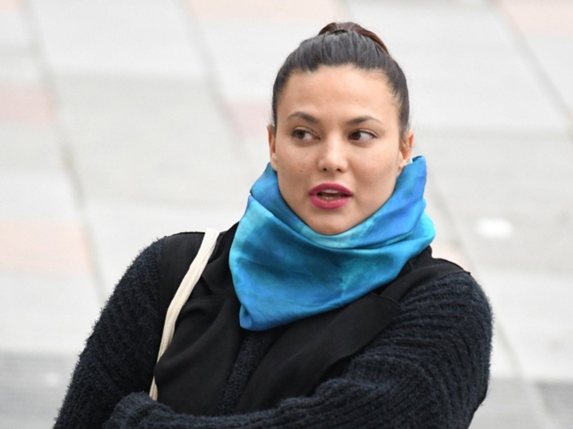 La actriz Elisa Mouliaá llega a los Juzgados de Plaza de Castilla  | EUROPA PRESS 