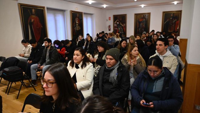 Parte de los estudiantes Erasmus que se incorporan a la ULE | SAÚL ARÉN