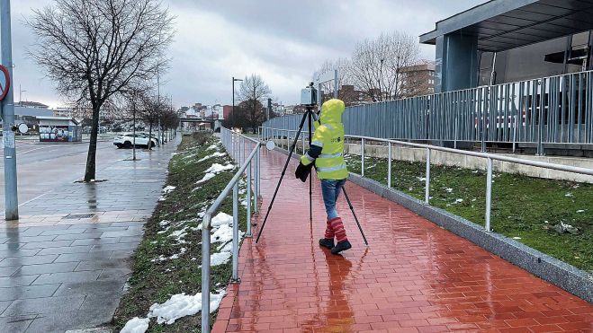 Siguen las mediciones para redactar el proyecto del autobús eléctrico