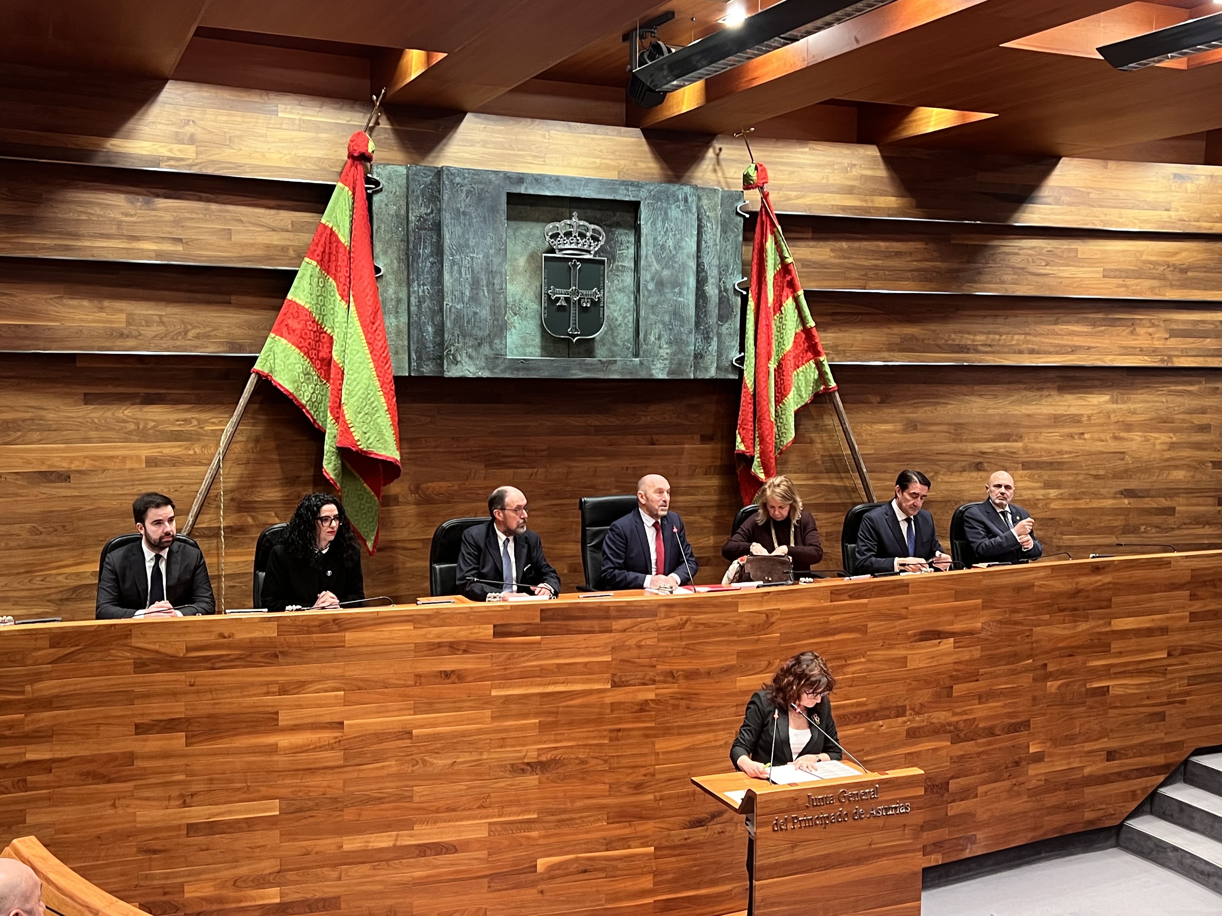 Un instante del acto de clausura del ciclo 'Leyes pioneras del Reino'. | DAVID RUBIO