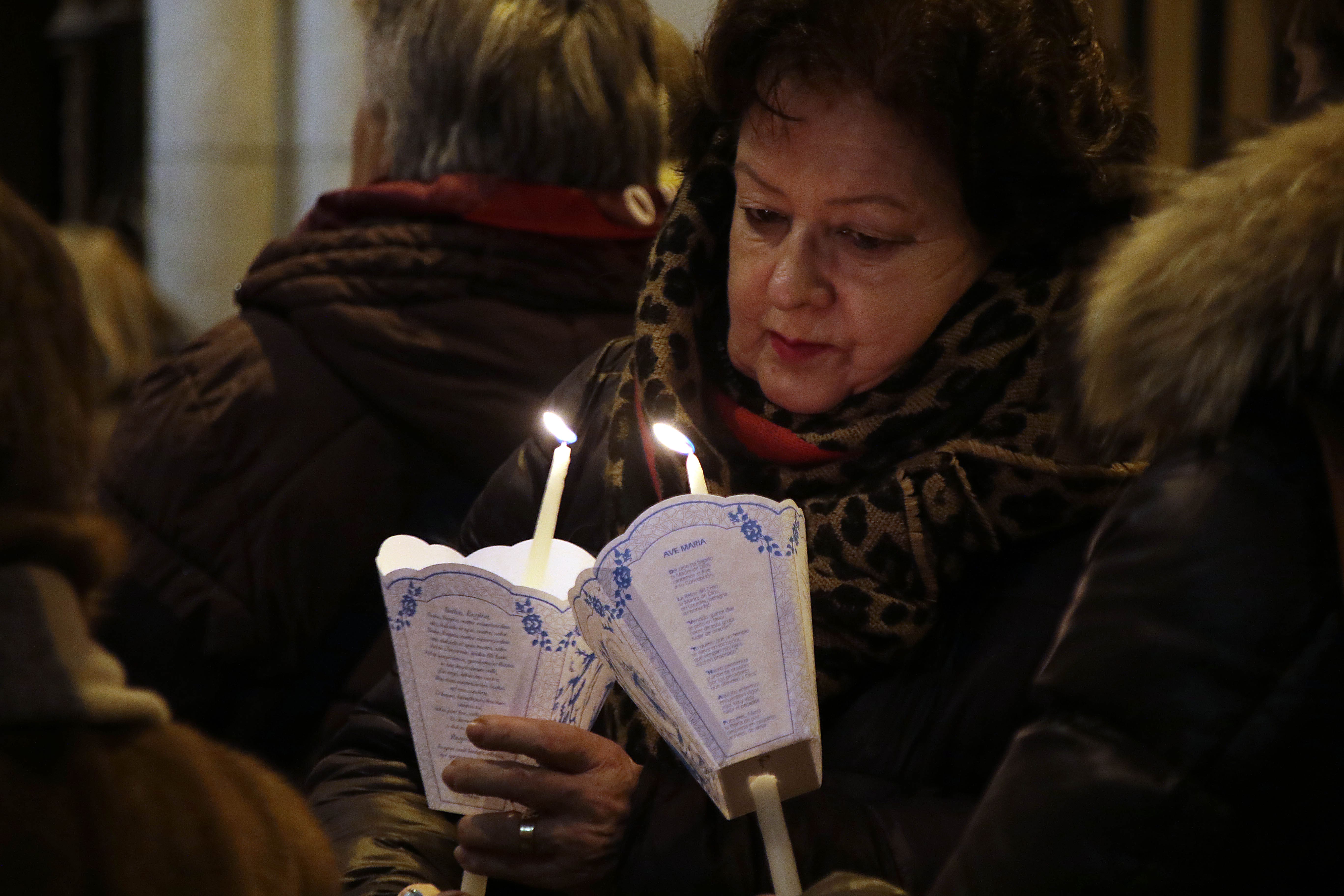 Procesión de antorchas de la Hospitalidad de Nuestra Señora de Lourdes