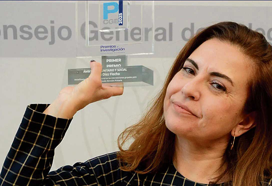 Cristina Díez Flecha, enfermera leonesa que ha ganado un premio por su proyecto de investigación titulado ‘Autoeficacia e Inteligencia Emocional en las intervenciones. | L.N.C.s grupales para dejar de fumar desde Atención Primaria
