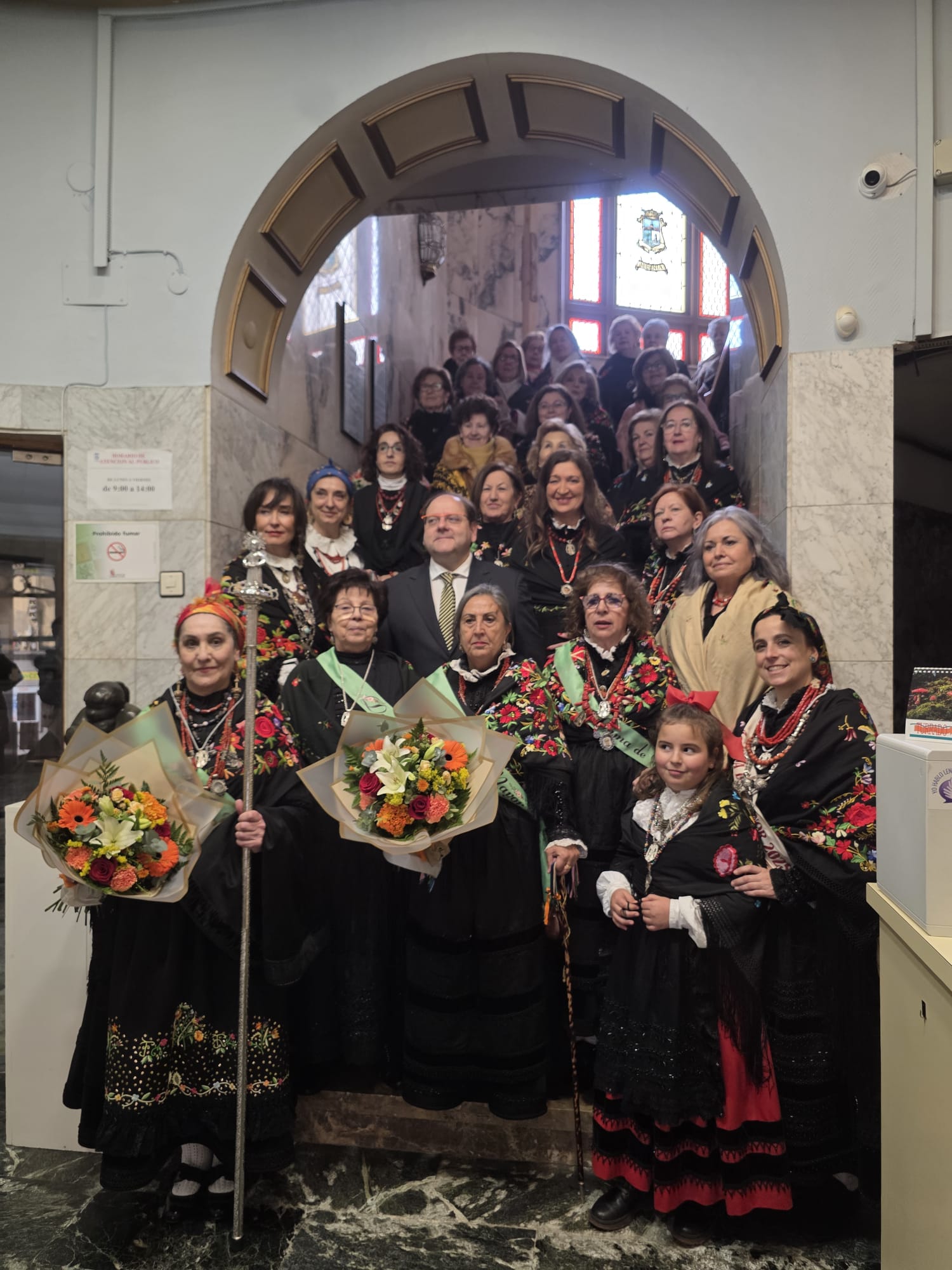 La Cofradía de Santa Águeda de la Parroquia de Santa María rinde homenaje a su patrona, Santa Águeda. | L.N.C.