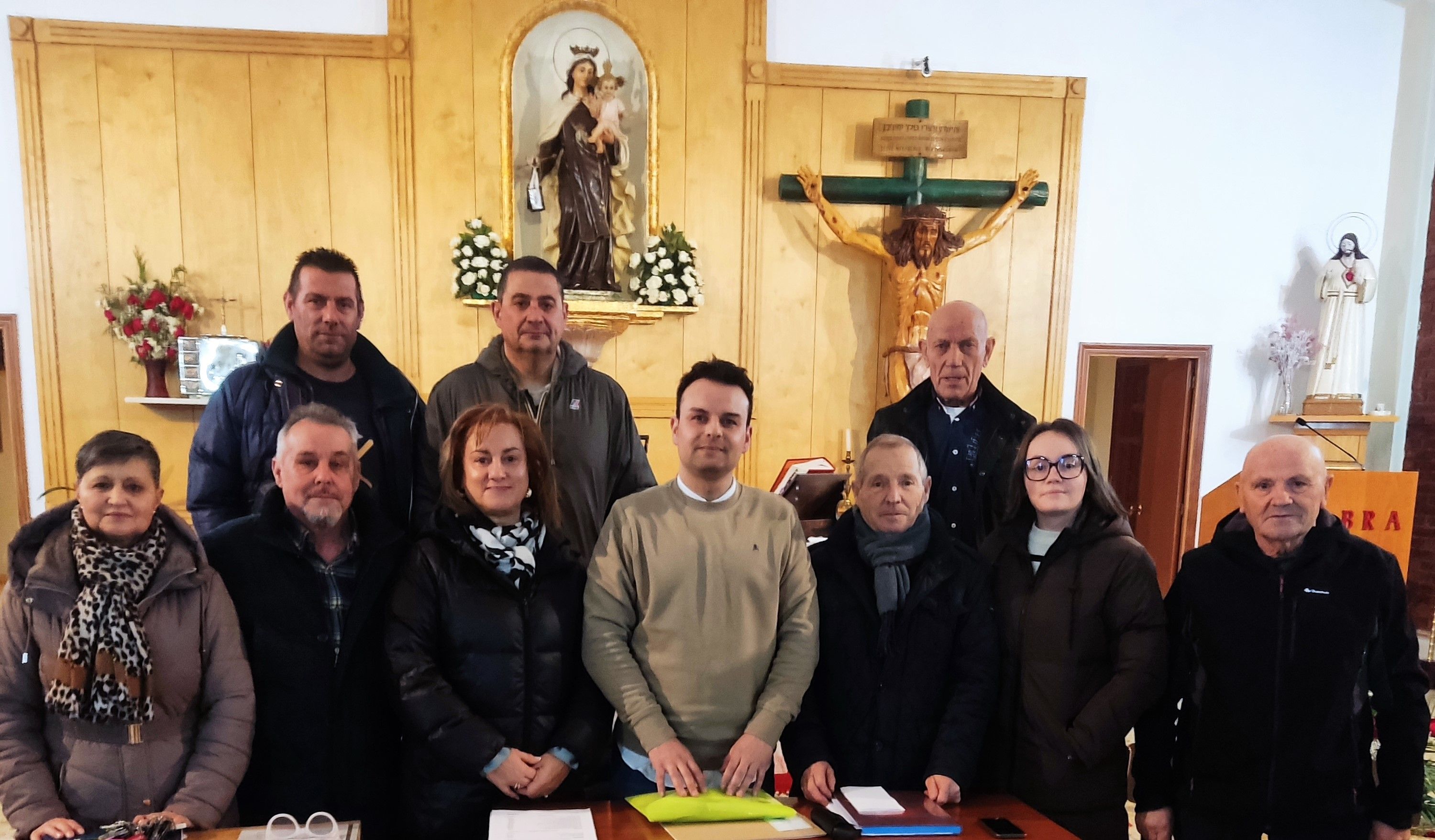 Integrantes del cabildo de La Placa.