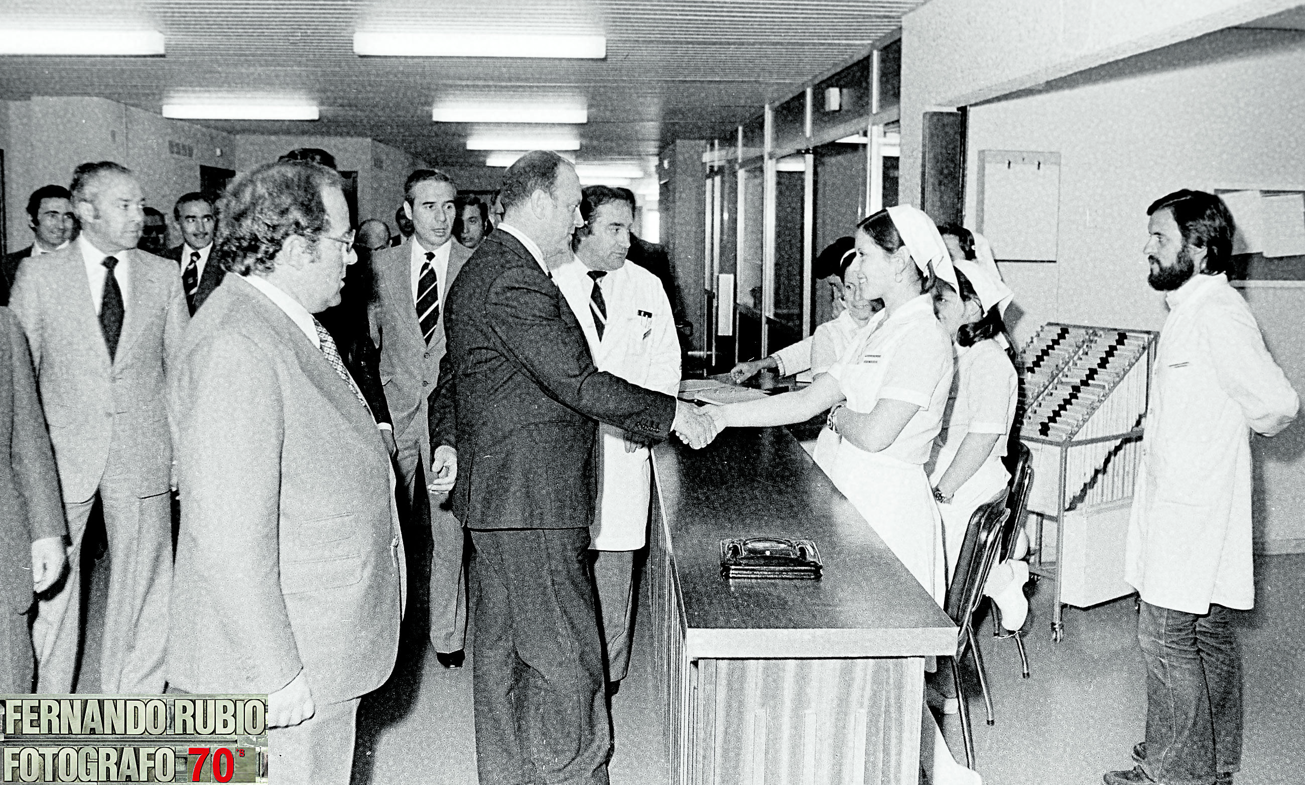 La inauguración del Princesa Sofía, en 1975, contó con la presencia del ministro Fraga. | FERNANDO RUBIO