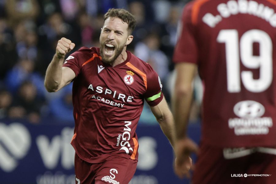 Calero adelantó a la Cultural en La Rosaleda. LALIGA